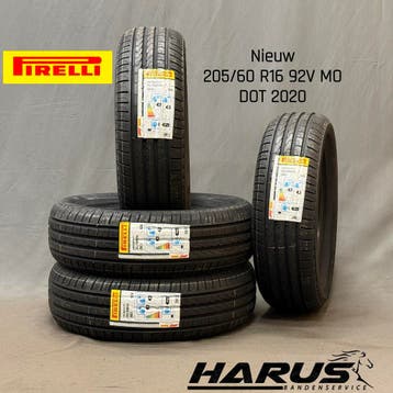 205/60/16 92V Pirelli zomerbanden nieuw 4X GRATIS MONTAGE, 16 inch, Nieuw, Band(en), Personenwagen
