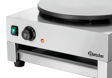 Bartscher Crêpe-bakplaat 1CP400 | Ø 40cm | 230V | 450x510x24, Ophalen of Verzenden, Nieuw in verpakking