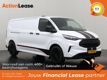 Ford Transit Custom Bestelbus L2 H1 2024 Diesel, Auto's, Zwart, Wit, Nieuw, Transit