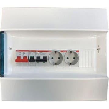 PV-Verdeler met 1 automaat (tbv omvormer), 1 aardlekautomaat, Ophalen of Verzenden, Nieuw