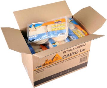 Cairo pitabrood 50 gram 12 x 10, Ophalen of Verzenden