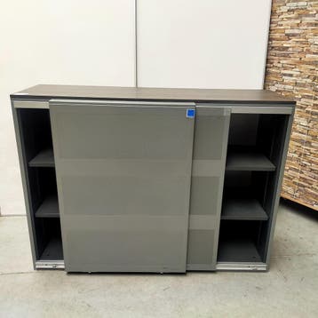 Assenburg akoestische metalen schuifdeurkast - 118x160x54 cm, Ophalen of Verzenden, Nieuw
