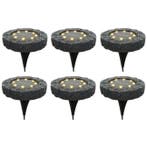 Solar grondspot | Lumineo | Ø 11.2 cm | 6 stuks, Verzenden, Nieuw