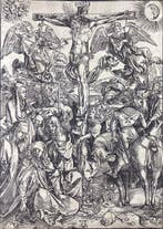 Albrecht Dürer (1471-1528), after - Crocefissione, Antiek en Kunst