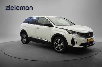 Zakelijke Lease |  Peugeot 3008 1.6 Hybrid 225 Allure - Digi, Automaat, Gebruikt, Overige brandstoffen, Wit