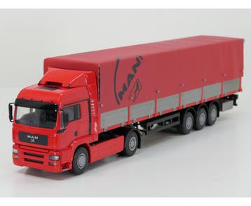 Emek 82096 MAN TGS LX 1:25 #9925 (Vrachtwagen, Automodellen), Ophalen of Verzenden, Gebruikt