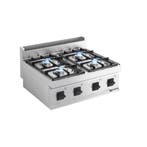 GGM Gastro | Gasfornuis tafelmodel - MARIO 600 - 600x600mm -, Verzenden