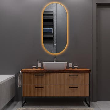 Badkamerspiegel met LED Verlichting en Verwarming 40x75cm -, Huis en Inrichting, Ophalen of Verzenden, Nieuw
