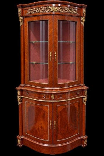 Vitrinekast - Mahonie - Vitrine circa 1890
