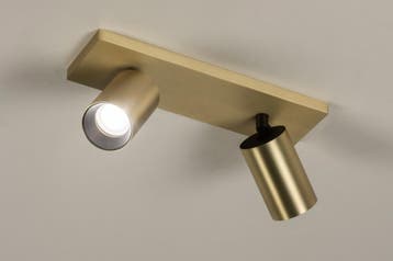 Rietveld Spots - Goud - Metaal, Aluminium, Verzenden, Nieuw