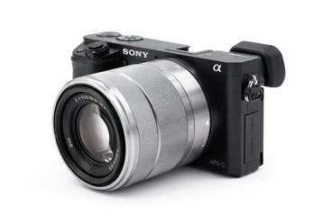 Sony Alpha A6000 Systeemcamera + 18-55mm OSS Lens - Zwart, Audio, Tv en Foto, Fotocamera's Digitaal, Verzenden, Zo goed als nieuw