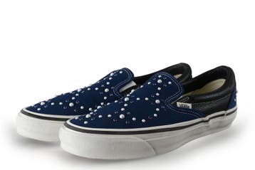 Vans Instappers in maat 42 Blauw, Kleding | Heren, Overige typen, Zo goed als nieuw, Vans, Verzenden