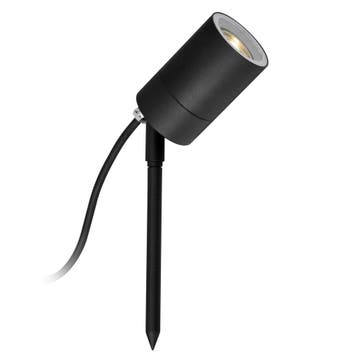 LED Pin Tuinspot Zwart met Lichtsensor LED Buitenverlichting, Tuin en Terras, Verzenden, Nieuw