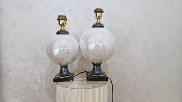 Bosa - Bosa - Tafellamp (2) - Opaline glas - Prachtige Bosa