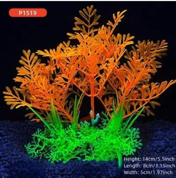 Aquarium Kunstplant 14 cm Realistische Waterplant Decoratie, Verzenden, Nieuw