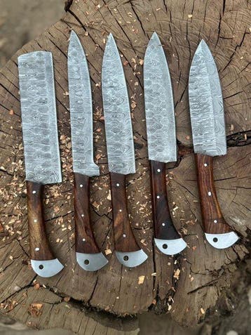 Keukenmes - Kitchen knife set - Staal - Noord Amerika -