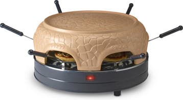 Pizzarette - Pizza oven - 6 personen - Terracotta koepel - G, Verzenden, Zo goed als nieuw