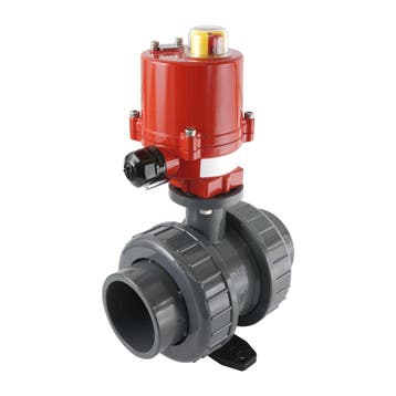 63mm 120V AC VDL 2-weg PVC Elektrische kogelkraan, Verzenden, Nieuw