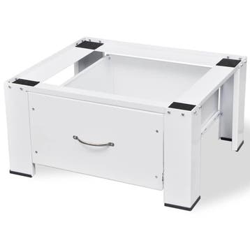 vidaXL Voetstuk voor wasmachine met lade wit, Witgoed en Apparatuur, Verzenden, Nieuw