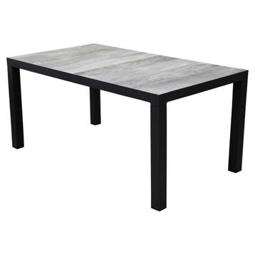 Fresno dining tuintafel 160x90xH74 cm antraciet, Ophalen of Verzenden, Nieuw