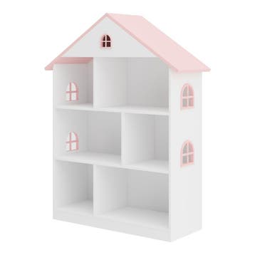 Kinderkast Vipsali open kast 107x83x30 cm wit en roze [en.ca, Verzenden, Nieuw