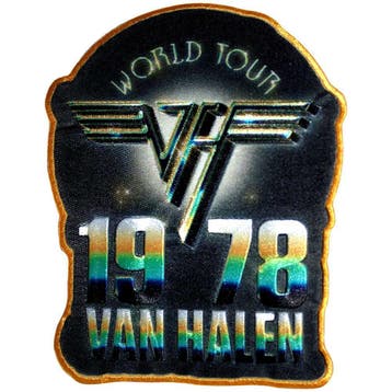 Van Halen - World Tour 1978 - Patch officiële merchandise, Ophalen of Verzenden, Nieuw, Kleding