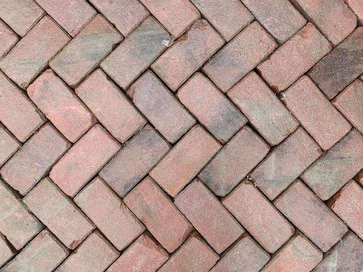 Oude gebakken keiformaten Rossa (op pallets), Tuin en Terras, Tegels en Klinkers, Keramiek, Ophalen of Verzenden