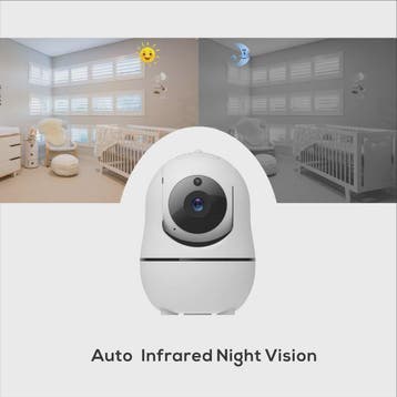 7" HD Babyfoon met 1080P IPS Beeldscherm, Ondersteuning voor, Kinderen en Baby's, Verzenden, Nieuw