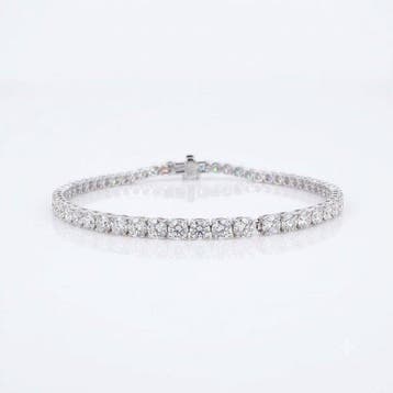 Armband - 14 karaat Witgoud - 4.11ct. tw. Diamant, Nieuw