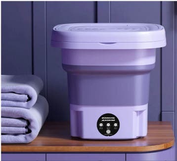 Opvouwbare Mini Wasmachine 8L Draagbaar met Centrifuge, Verzenden, Nieuw