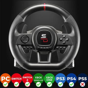 Subsonic - Stuur Superdrive SV650 - Switch 2/Switch, PS4,..., Spelcomputers en Games, Verzenden, Nieuw