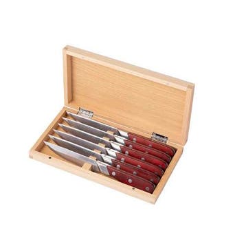 Sola Steakmessen Set | 6 stuks in doos | 241mm | 121g | 18/1, Ophalen of Verzenden