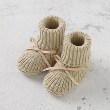 Babyschoentjes Gebreid - Zachte Toddler Schoentjes met Strik, Verzenden, Nieuw
