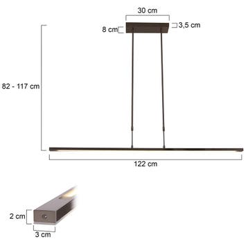 Steinhauer hanglamp Zelena 1482ST 2dekansje, Huis en Inrichting, Lampen | Hanglampen, Ophalen, Nieuw, Overige materialen, Modern