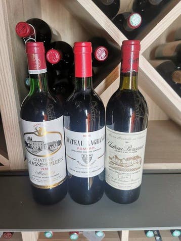 1986 Château Lagranges, 1981 Château Carbonnieux & 1976, Nieuw
