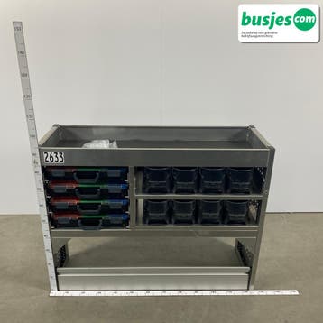 Aluca bedrijfswageninrichting 1255x420x950mm (2633), Ophalen of Verzenden