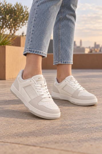 Witte sneakers dames | Slazenger Polys | nieuw, Verzenden, Slazenger, Wit, Nieuw