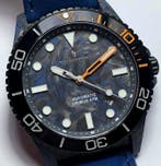 Tecnotempo - Automatic - Case & Dial Forged Carbon - Blue, Nieuw