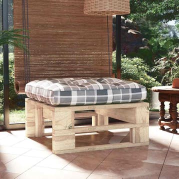 vidaXL Tuinhocker pallet geïmpregneerd grenenhout, Verzenden, Nieuw