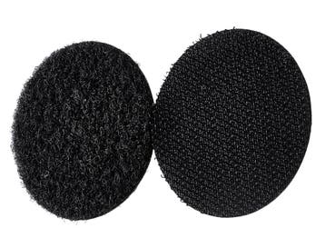 45mm - Zwarte Zelfklevende Klittenband Stippen - type K-...