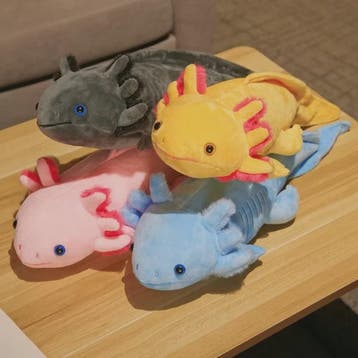 Knuffel Axolotl / Salamander Pluche Speelgoed (23cm/45cm) -