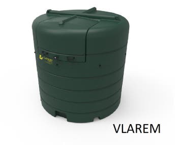 Dieseltank Carbery Vlarem premium 2.500 ltr verticaal, Verzenden
