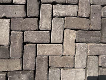 Oude gebakken keiformaten Hamburg (op pallets), Ophalen of Verzenden, Gebruikt, Keramiek, Klinkers