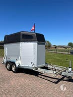 Prachtige 2 paards mentrailer! Aluminium opbouw!, Dieren en Toebehoren, Ophalen, Zo goed als nieuw, 2-paards trailer