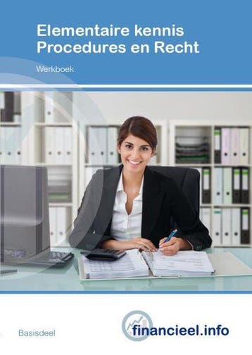 9789037252644 Financieel administratieve beroepen  -   El..., Boeken, Verzenden, Zo goed als nieuw, A. Bakker