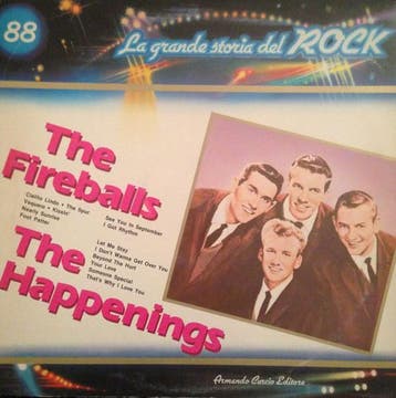 LP gebruikt - The Fireballs - The Fireballs / The Happenings, Verzenden, Zo goed als nieuw, Overige formaten