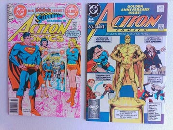 Action Comics #500, 600 - Action Comics - 2 Comic -, Nieuw