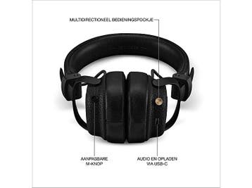 Marshall -  Milton Anc On-ear Hoofdtelefoon  - Zwart, Verzenden, Nieuw, Overige merken