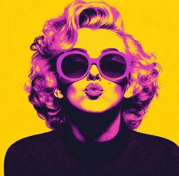 Eric Brumette - MARILYN MONROE POP ART - Toile L - EDITION, Antiek en Kunst