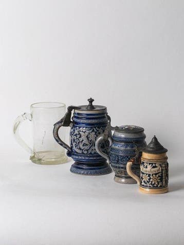 Bierpul (4) - Steengoed, Glas, tinlegering, Antiek en Kunst
